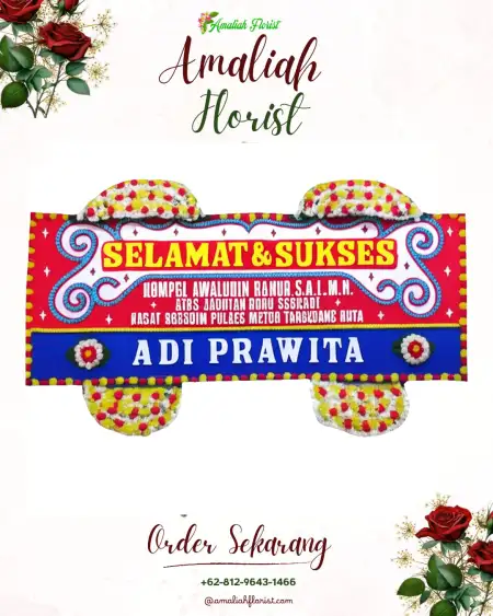 Papan Bunga Ucapan Selamat Ruguk
